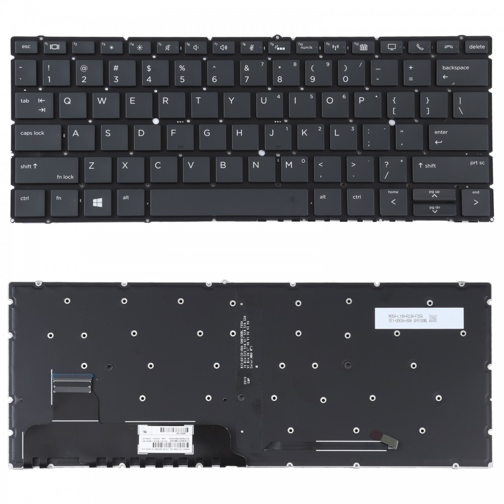 适用于 HP Elitebook X360 836 730 G5 735 G5 G6 美版键盘带背光