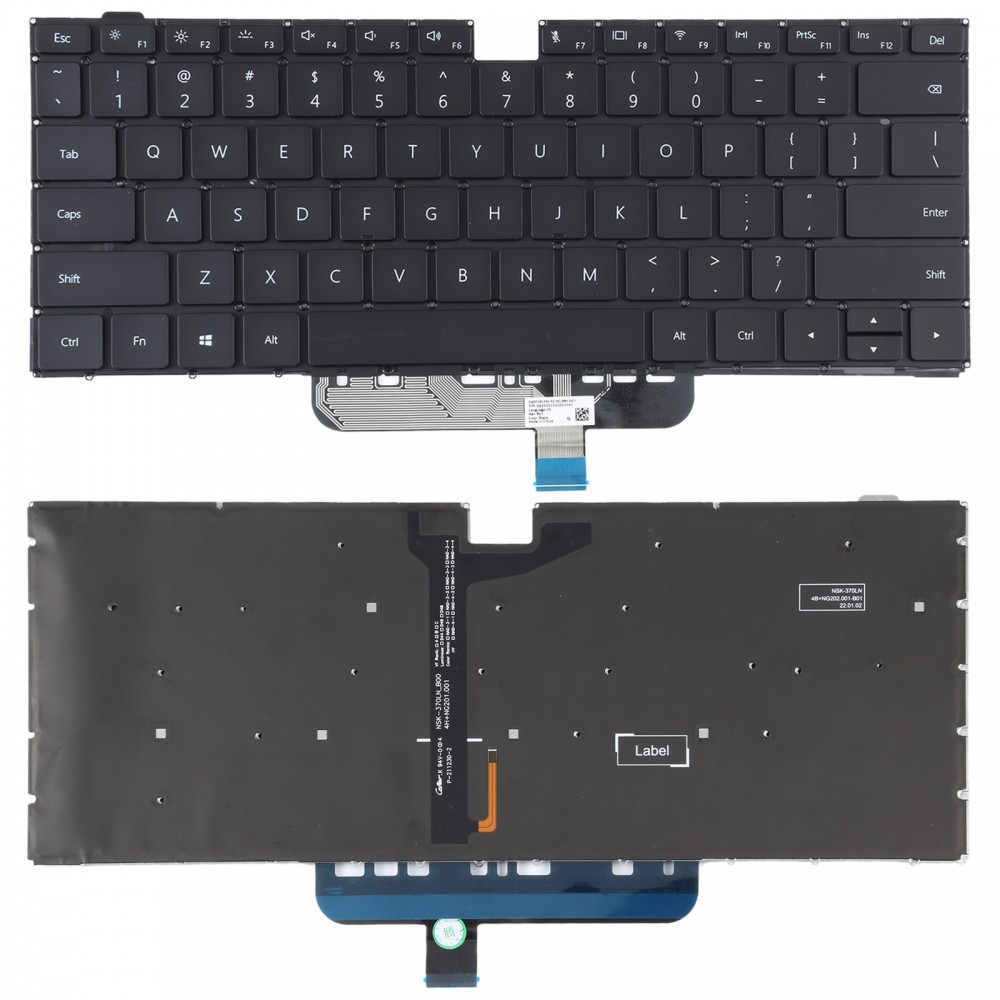 עבור Huawei Matebook D14 D15 מקלדת בגרסה אמריקאית עם תאורה אחורית