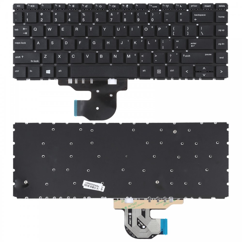 Clavier pour HP Probook 440 G6 445 G6 440 G7, Version américaine