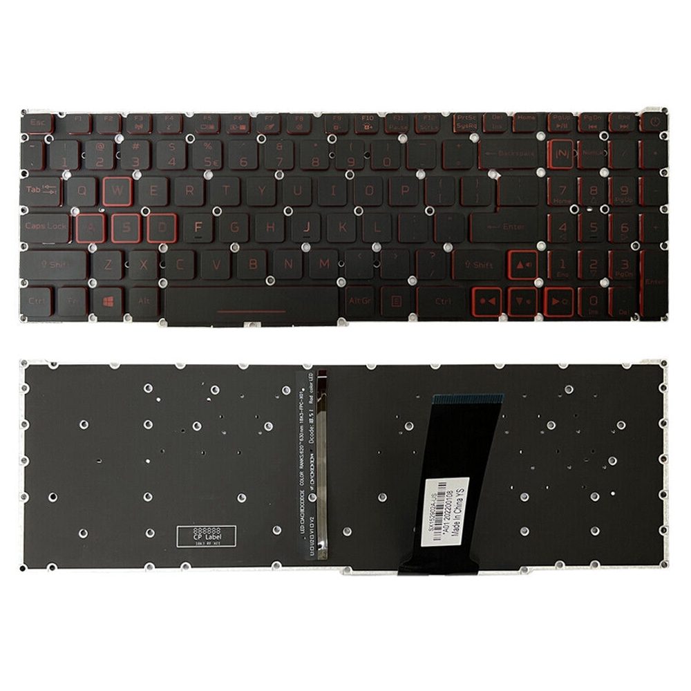 适用于 Acer Nitro 5 AN515-43 美版红色背光笔记本电脑键盘