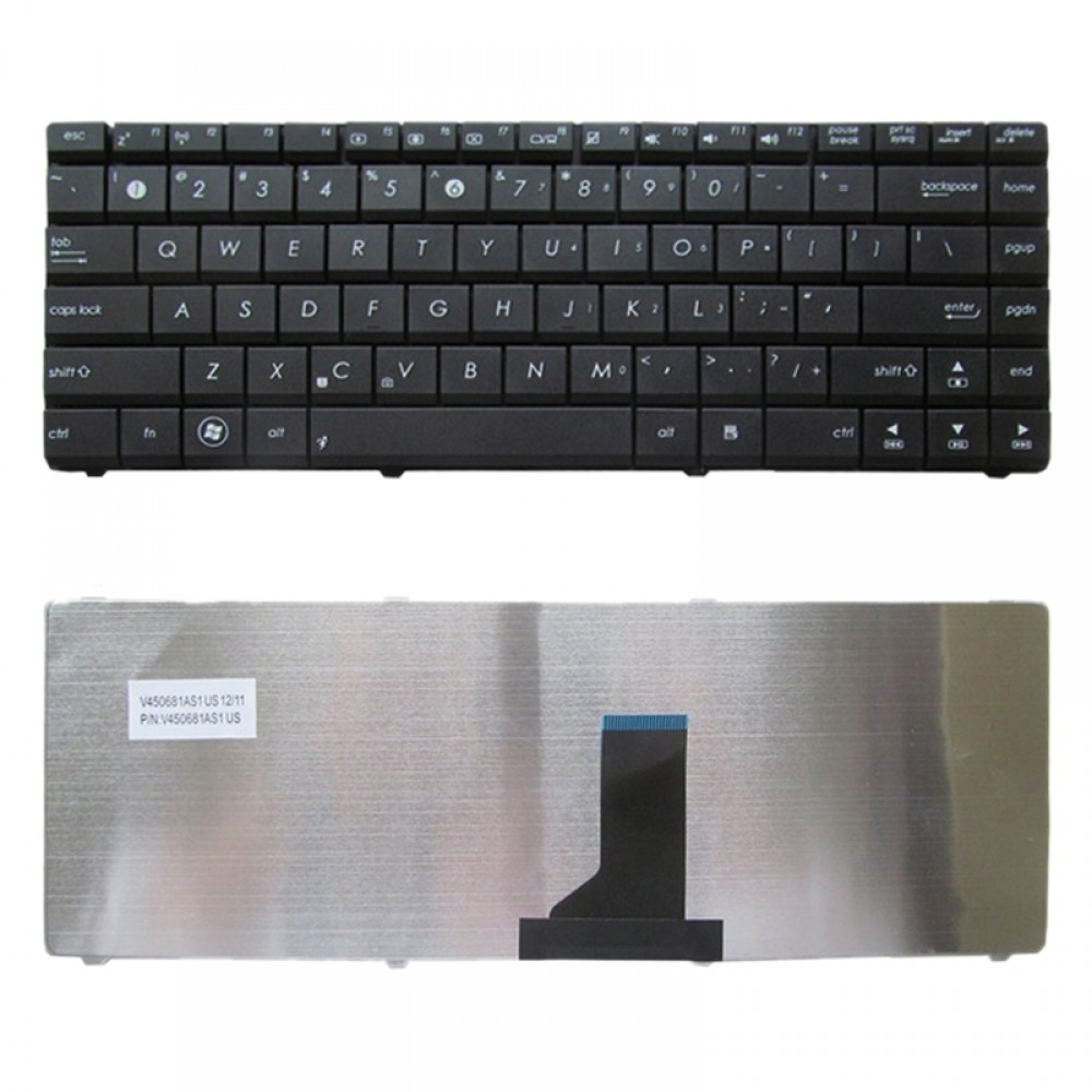 Tastiera americana per Asus N82 N82J K42 A42F X44H X43 A42 A42D A42J K42D K42J A42J K42F U32 U35 U41 (Nera)