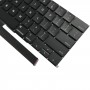 Teclado versión estadounidense para MacBook Pro de 16 pulgadas A2141 (negro)