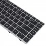 Dla HP Elitebook 840 G5 846 G5 745 G5 wersja amerykańska klawiatura z drążkiem wskazującym (srebrna)
