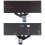 HP OMEN 15-DC 15-DH 15T-DC 17-CB amerikai verziójú billentyűzethez piros háttérvilágítással