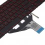 HP OMEN 15-DC 15-DH 15T-DC 17-CB amerikai verziójú billentyűzethez piros háttérvilágítással