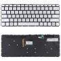 Pour HP Envy 13-D 13-D000 13-D100 Version américaine clavier avec rétro-éclairage (argent)