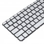 Pour HP Envy 13-D 13-D000 13-D100 Version américaine clavier avec rétro-éclairage (argent)