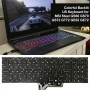 Tastiera portatile retroilluminata colorata versione USA per MSI Steel GS60 / GS70 / GS72 / GT72 / GE62 / GE72 / GS73V