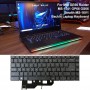 Tastiera portatile versione USA con retroilluminazione per MSI GE66 Raider / MS-1541 / GP66 / MS-1542/1543 / GS66 / MS-16V1 / MS-16V2 / 10SD / 10SE (Grigio)