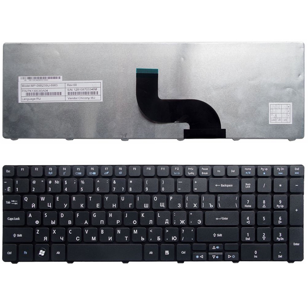 Tastiera portatile inglese versione USA per Acer Aspire 7736 / 7736G / 7736Z