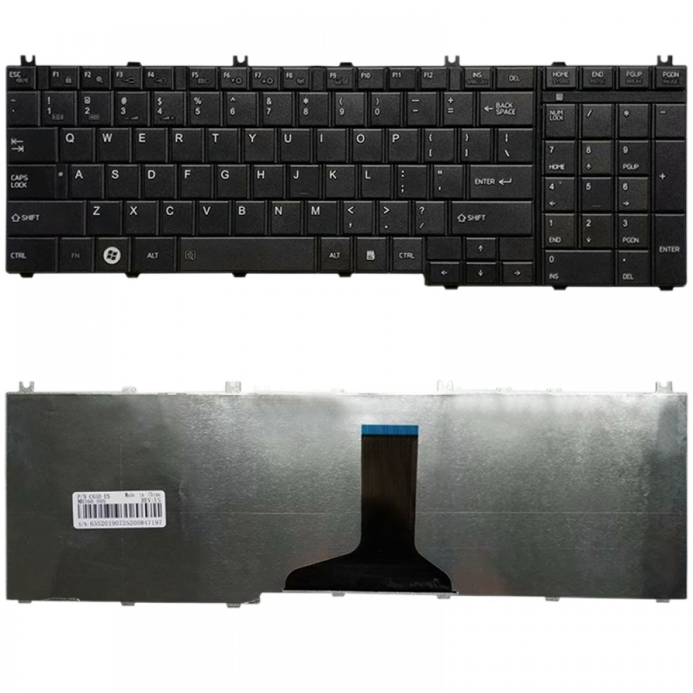ამერიკული ვერსია კლავიატურა Toshiba Satellite L670 L670D L675 L675D C660 C660D C655 L655 L655D C650 C650D L650 C670 L750 L750D