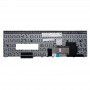 Americká verze anglická klávesnice pro laptop s ukazovacími tyčemi pro Lenovo IBM Thinkpad E550 / E555 / E550C