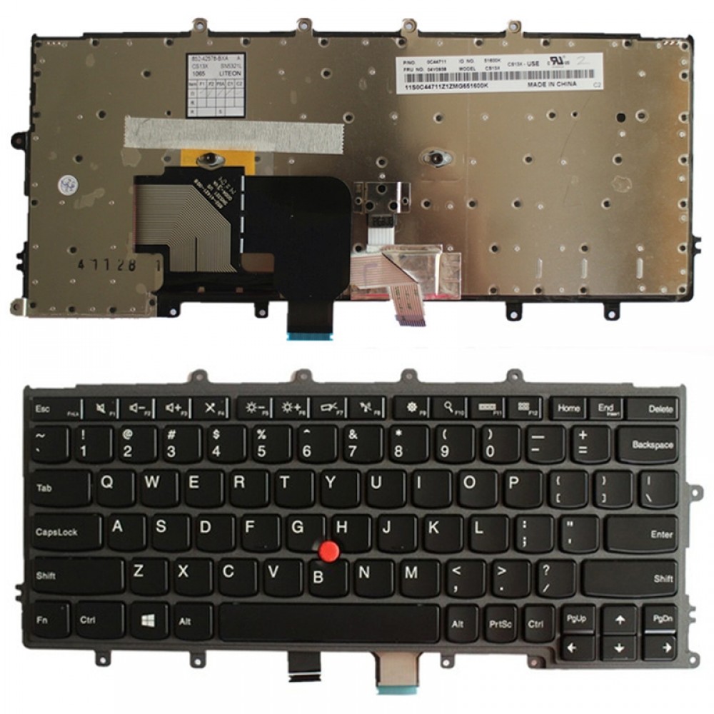 US-versio englanninkielinen kannettavan tietokoneen näppäimistö osoitintikkuilla Lenovo IBM Thinkpad X240 / X240S / X250 / X260 / X230S / X270