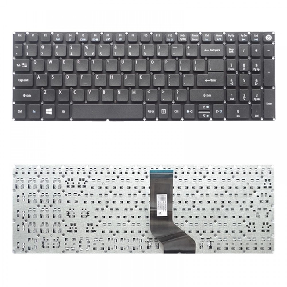 Clavier Version américaine pour Acer Aspire E5-532 E5-522 E5-573 E5-574 E5-722 E5-752 E5-772 E5-773 E5-575 V5-591G V3-574G F5-573G E15 E5-582P