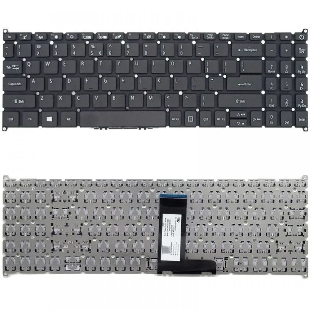 Клавіатура американської версії для Acer Swift 3 SF315-51 SF315-51G N17P4 A515-52 A515-53 A515-54