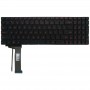 Tastiera versione USA con retroilluminazione per Asus GL552 GL552J GL552JX GL552V GL552VL GL552VW N552VW N552VX G771JM G771JW (Nero)