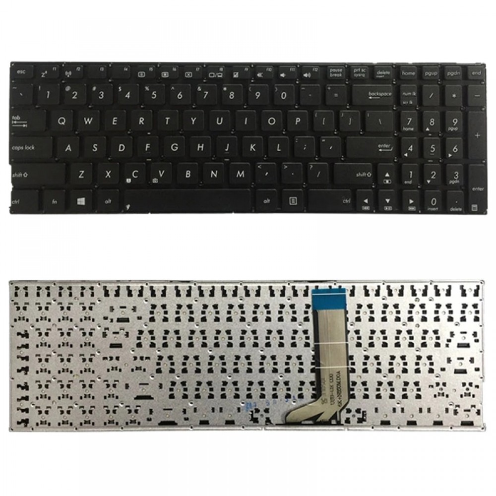 Klávesnice americké verze pro Asus X556 X556U X556UA X556UB X556UF X556UJ X556UQ X556UR X556UV (černá)