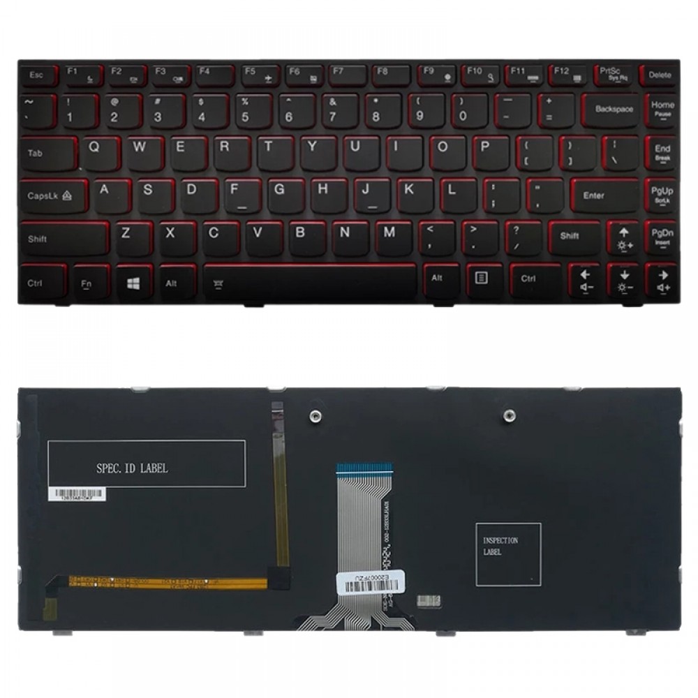 US-Version Tastatur mit Hintergrundbeleuchtung für Lenovo IdeaPad Y400 Y400N Y410P Y430P
