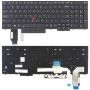 Clavier version américaine pour Lenovo Thinkpad E580 E585 E590 E595 T590 P53S L580 L590 P52 P72 P53 P73 (noir)
