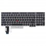 美版键盘适用于联想 Thinkpad E580 E585 E590 E595 T590 P53S L580 L590 P52 P72 P53 P73 (银色)