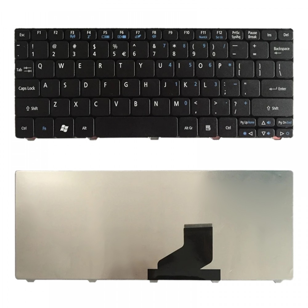 Tastiera versione USA per Acer Aspire One D255 D256 D257 D260 D270 ZE6 532 532H 521 522 EM350 N55C ZH9 E100 AOE100 P0VE6 ZE7