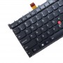 Clavier version américaine avec rétroéclairage pour Lenovo Thinkpad X1 Carbon 3e génération 2015