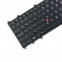 US-Version Tastatur mit Hintergrundbeleuchtung für Lenovo Thinkpad Yoga 260 / Yoga 370 / X380 (Schwarz)