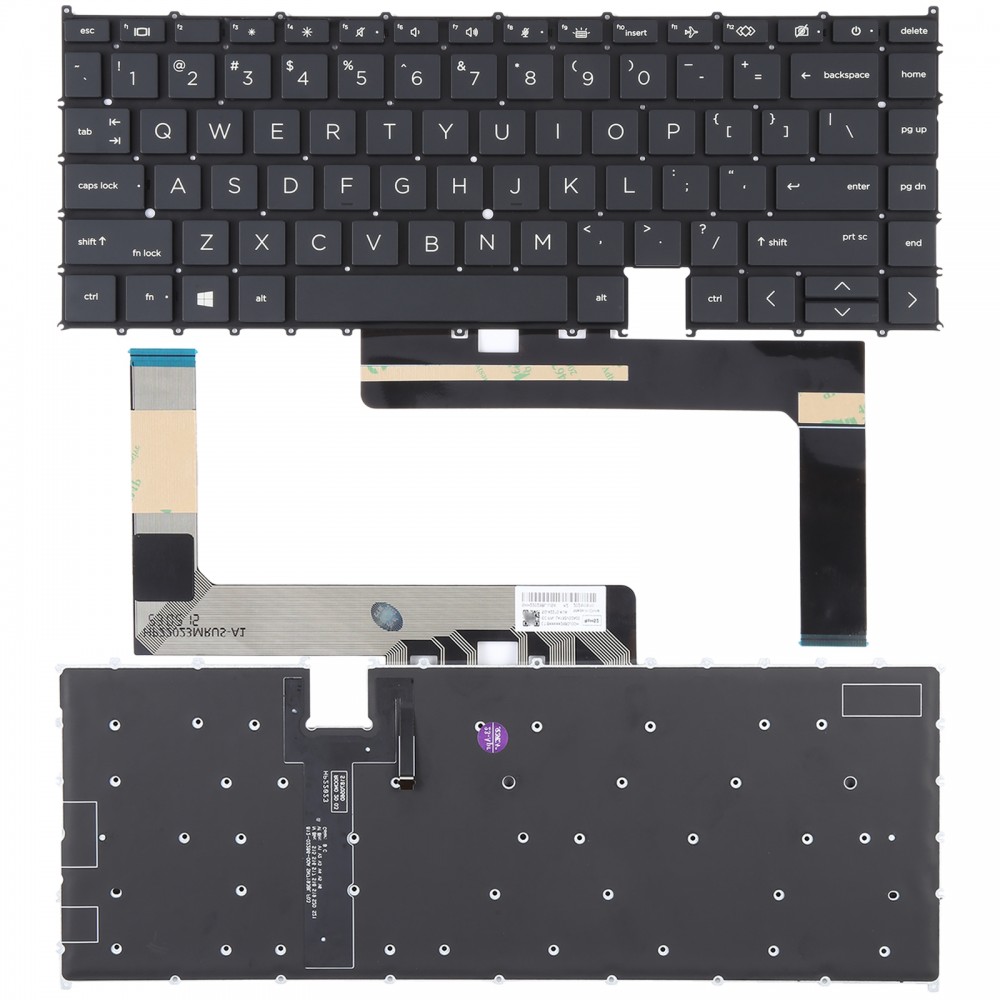 适用于 HP EliteBook X360 1030 G7 1030 G8 1040 G7 1040 G8 美版键盘带背光