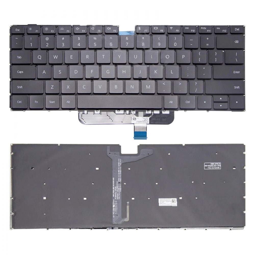 Para Honor Magicbook Pro / X 15 / X 14 Teclado retroiluminado para computadora portátil versión estadounidense