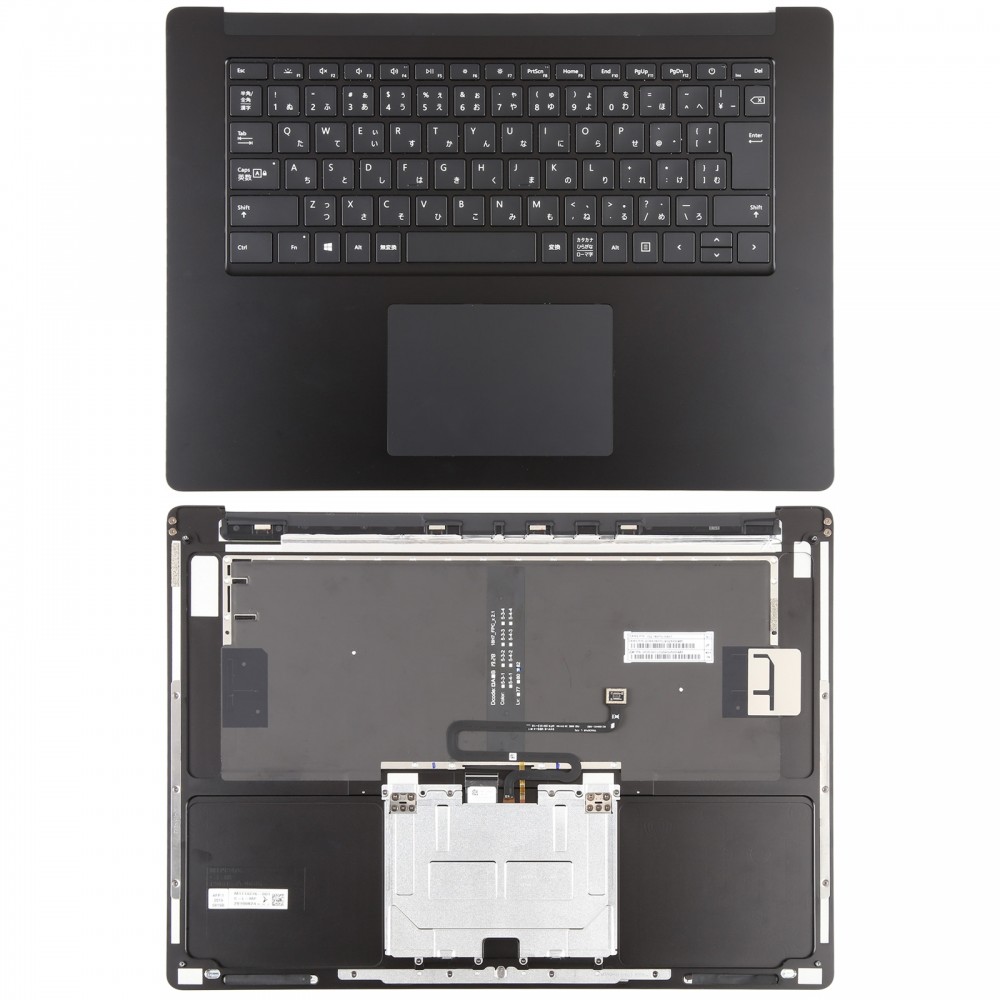 Für Microsoft Surface Laptop 3/4 15 Zoll UK japanische Version Tastatur mit C Shell/Touch Board (schwarz)