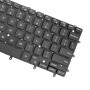 Pro Dell XPS 13 9343 13 9350 9360 Americká verze Podsvícená klávesnice notebooku (černá)