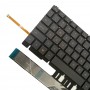 For Dell Inspiron G15 5510 5511 5515 5520 US Version Orange Backlight Laptop Keyboard(Black)