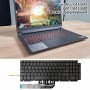 For Dell Inspiron G15 5510 5511 5515 5520 US Version Orange Backlight Laptop Keyboard(Black)
