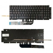 Dell Latitude 7400 3400 5400 7410 5401 espanjalaisen version taustavalaistu kannettavan tietokoneen näppäimistö (musta)