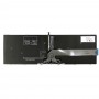 Tastiera portatile retroilluminata per Dell 15-9550/15-3000/15-5542(Parola rossa)