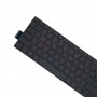 Tastiera portatile retroilluminata per Dell G3 3579 3779 / G5 5587 / G7 7588 (Parola rossa)