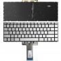 Per tastiera retroilluminata per laptop HP 14M-BA 14-BS versione USA (argento)
