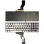 עבור HP 15-BS / 15-CC גרסת ארה"ב מקלדת תאורה אחורית למחשב נייד (כסף)