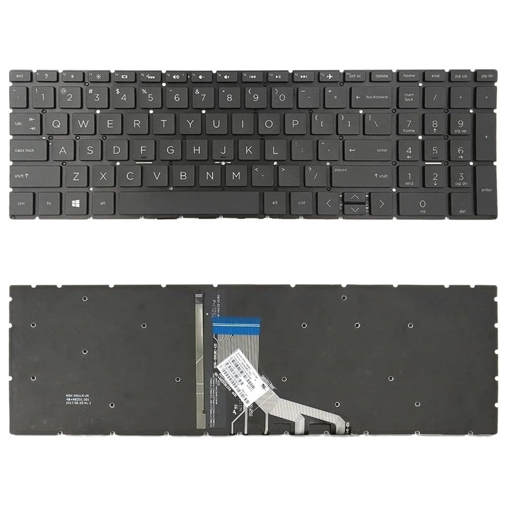 Para teclado retroiluminado para portátil HP 15-DA / 15-DB versión estadounidense