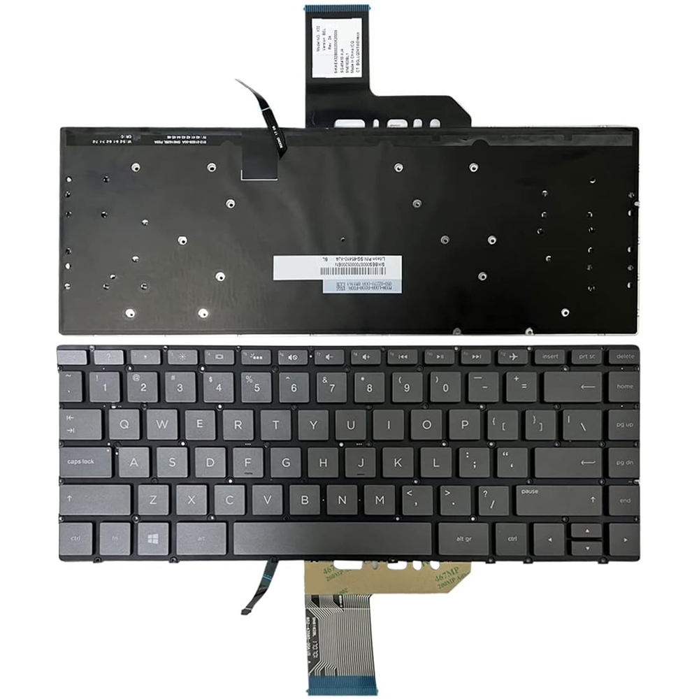 Клавіатура для ноутбука HP Spectre X360 15-BL у версії США з підсвічуванням