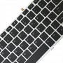 Клавіатура для ноутбука HP ProBook 650 G4 із срібною рамою, версія для США, підсвічування
