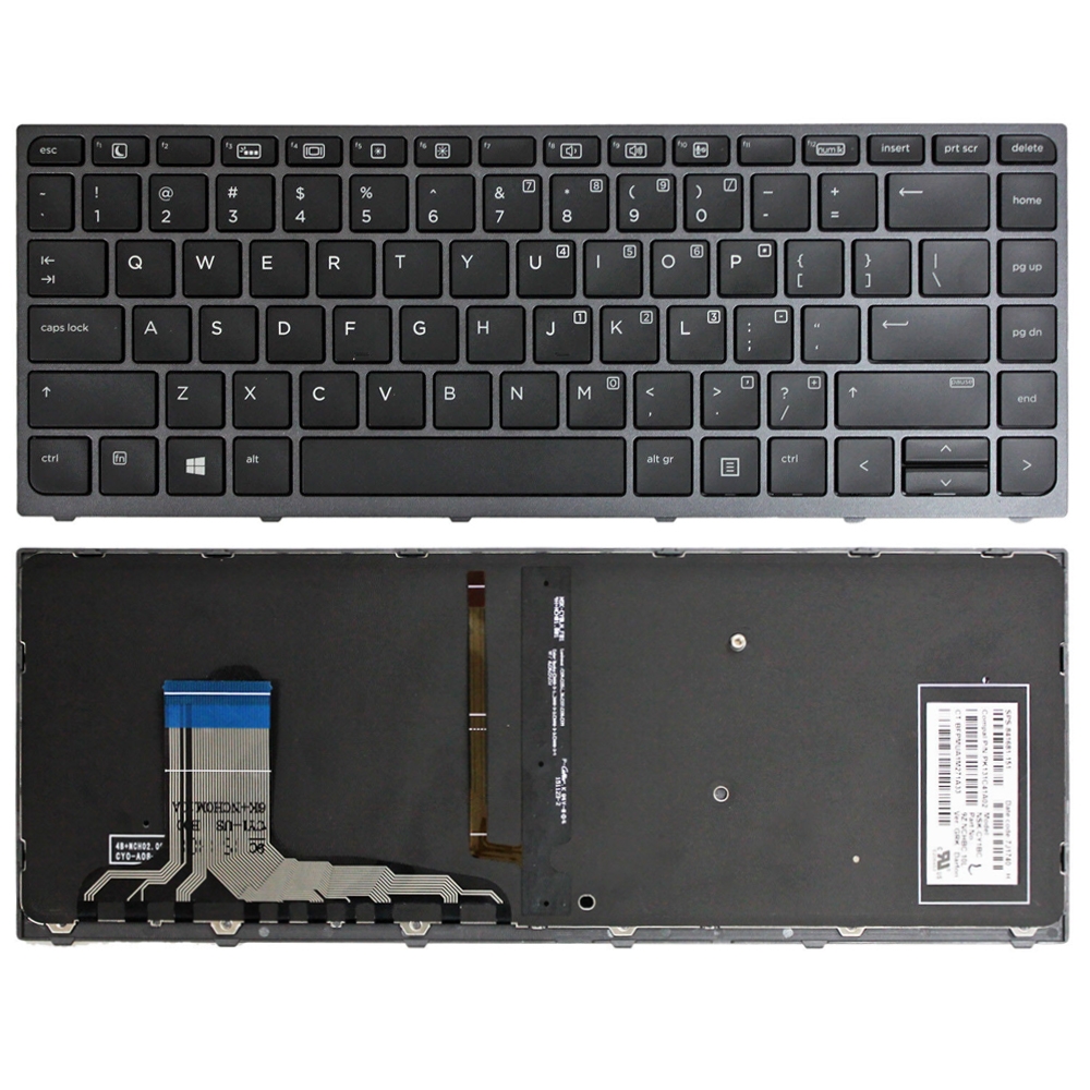 HP Zbook Studio G3 szürke keretes amerikai verziójú laptop háttérvilágítású billentyűzethez