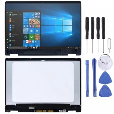 HP Pavilion X360 14 DH 14m-DH 1001DX FHD 1920X1080 LCD képernyő digitalizálóhoz, teljes összeállítás kerettel (fekete)