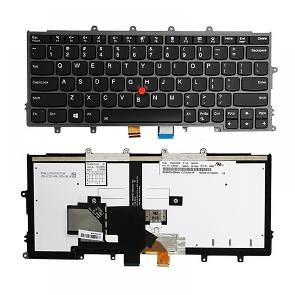 Pro Lenovo X270 US verze podsvícená klávesnice notebooku s polohováním