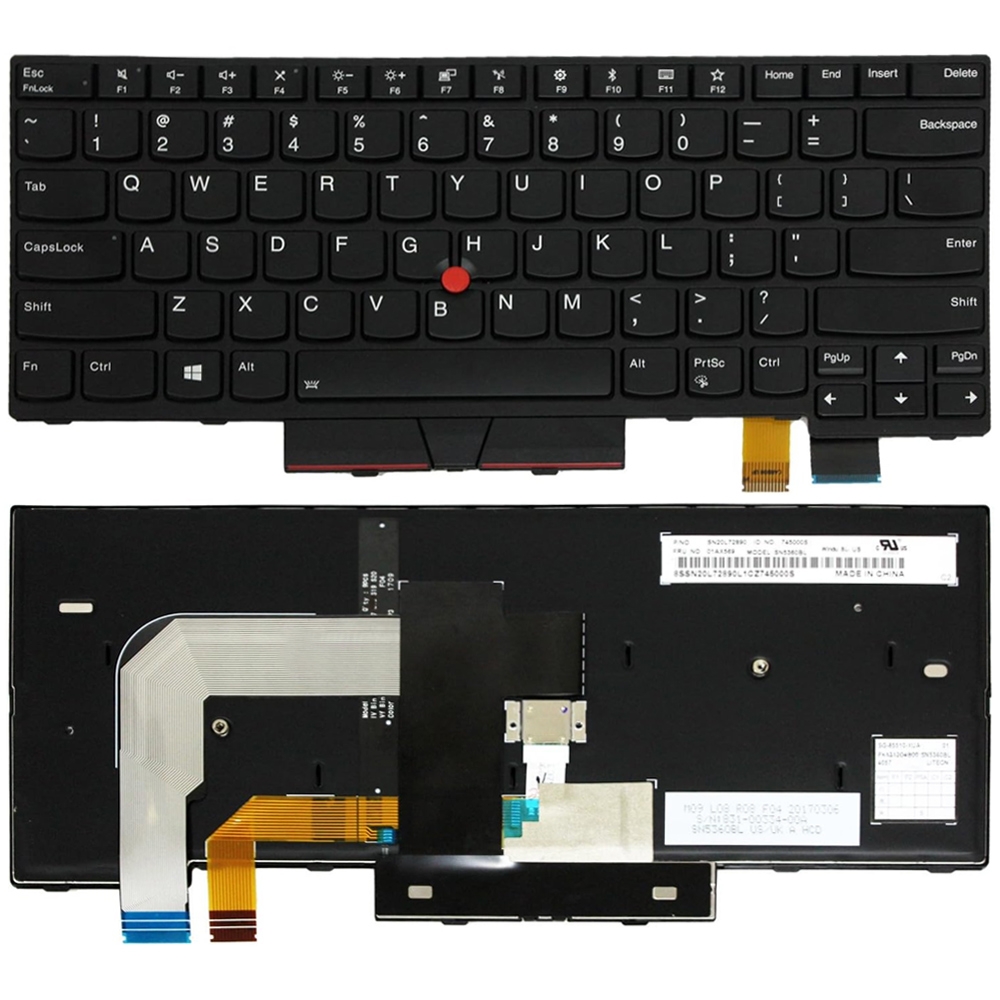 Pro klávesnici notebooku Lenovo T470 01AX569 US verze