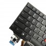 עבור Lenovo X1C 2019 גרסת ארה"ב מקלדת מחשב נייד עם תאורה אחורית