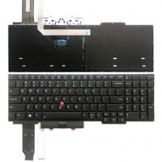 För Lenovo Thinkpad E15 US Version Bakgrundsbelysning Laptop Tangentbord