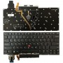 För Lenovo ThinkPad 2019 2020 X1 Carbon US Version Bakgrundsbelysning Laptop Tangentbord