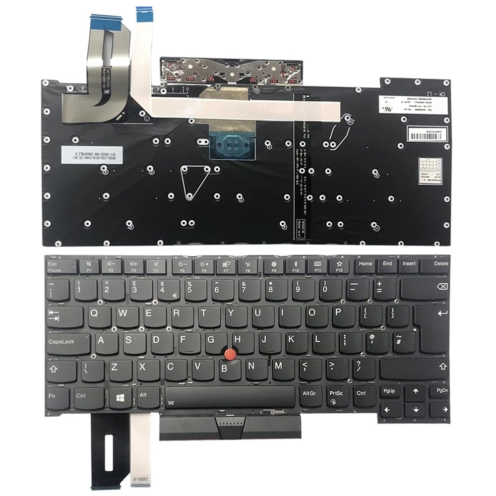 Клавіатура для ноутбука Lenovo Thinkpad T490S 20NX 20NY у Великобританії