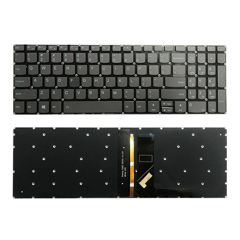 适用于联想 Ideapad 320-15ABR 320-15AST 美版背光笔记本电脑键盘带开关键